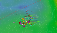 Fleet tracking screenshot